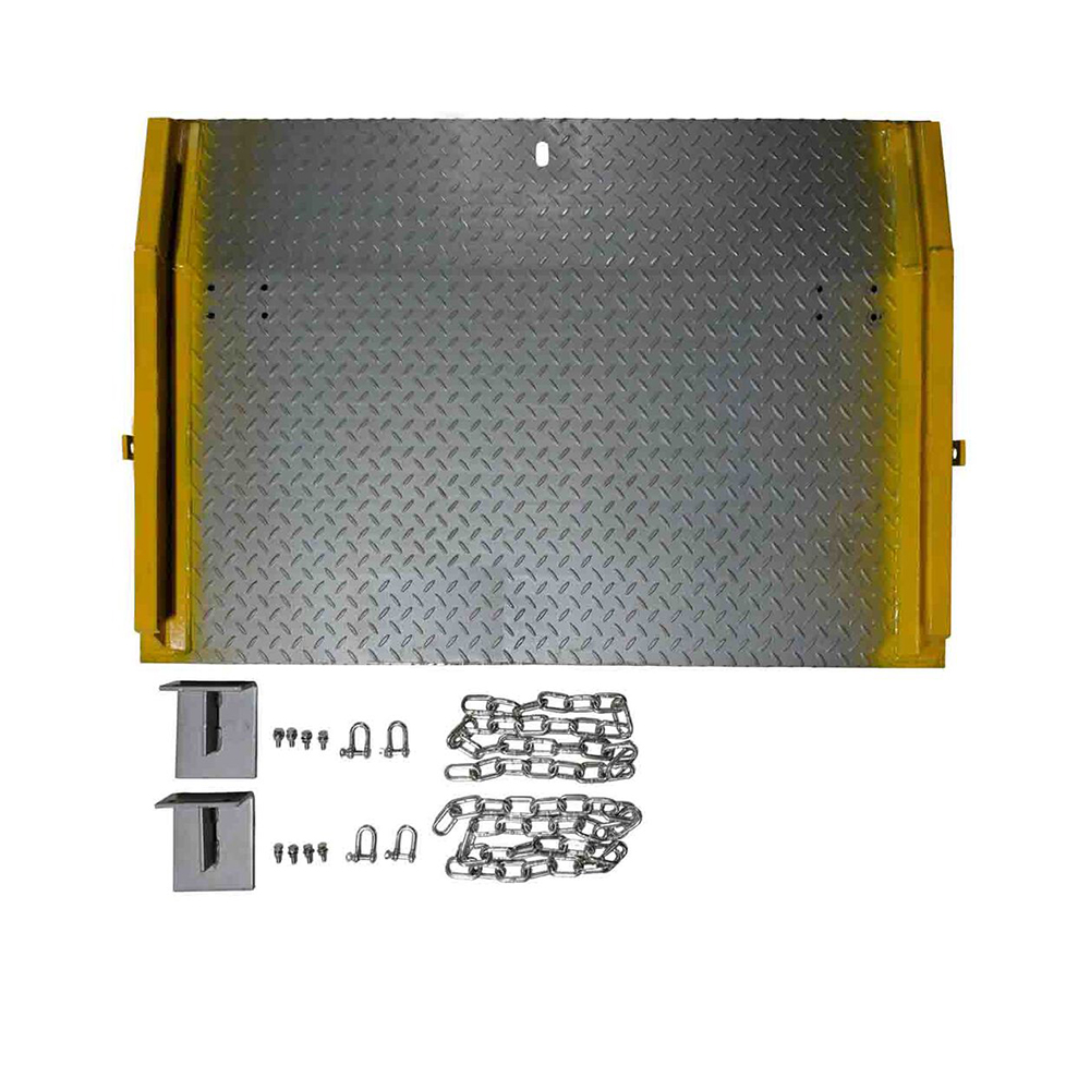 Gaffeltruck rampe dockboard details