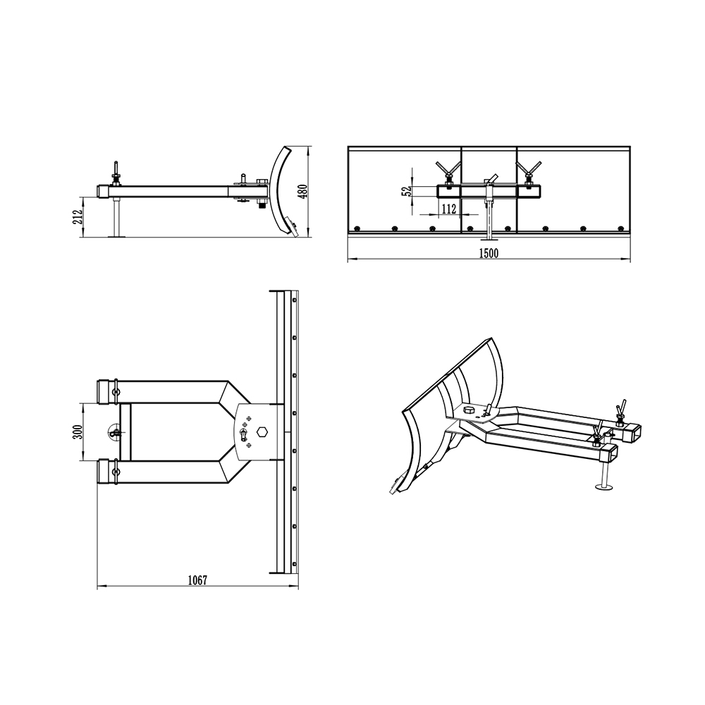 Snøplogblad details