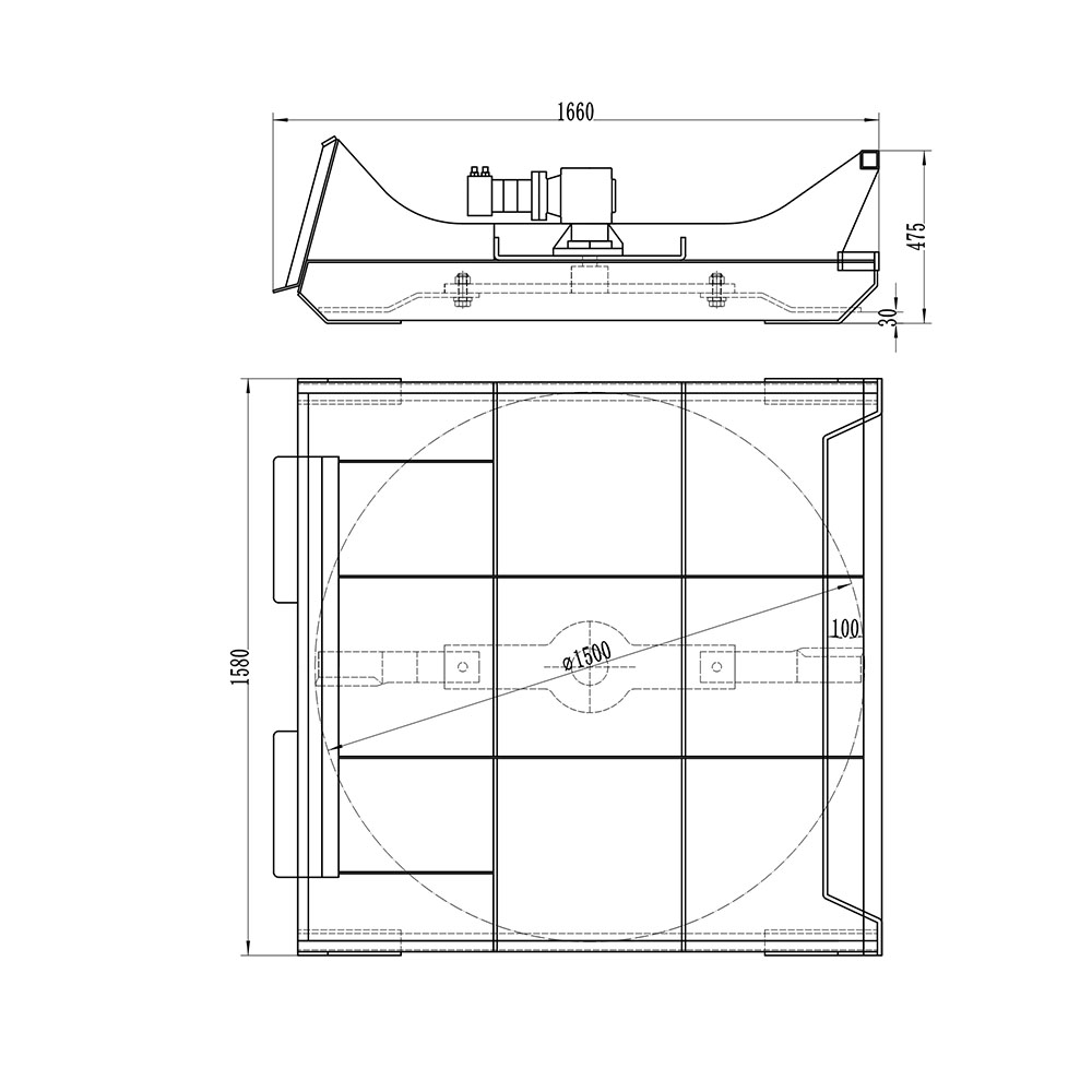 Skid-steer kutter details